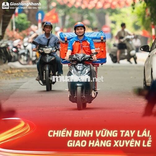 Tài Xế Shipper Giao hàng bưu cục cố định tuyến