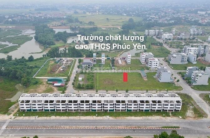 Bán đất nền kđt xuân hòa điện nước 133m2 hướng đông nam giá 29tr/m