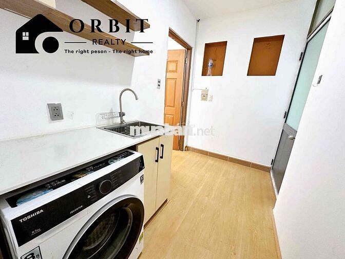 Studio 1PN mới rộng - ban công - máy giặt riêng