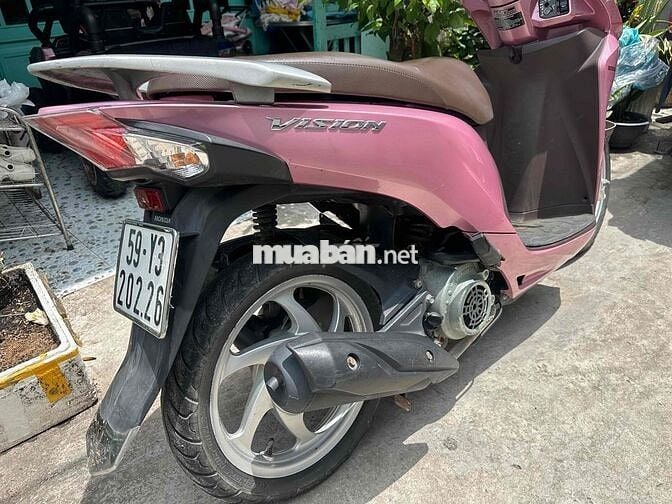 Honda Vision 2018 màu Hồng