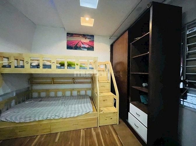 Cho thuê chung cư 590 CMT8, Nhiêu Lộc, 65m2, 2PN, Full NT giá 13tr/th