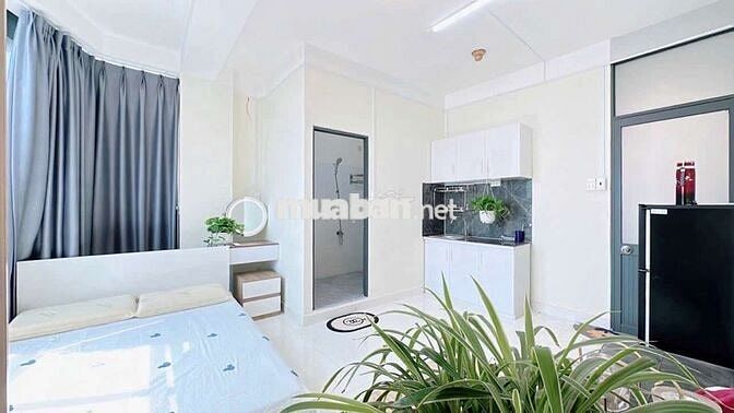 CĂN HỘ STUDIO 40M2 LẦU VIEW ĐẸP FULL NT TÒA NHÀ THANG MÁY 
