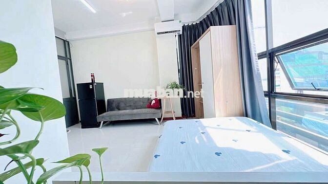 CĂN HỘ STUDIO 40M2 LẦU VIEW ĐẸP FULL NT TÒA NHÀ THANG MÁY 