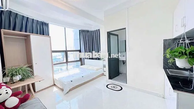 CĂN HỘ STUDIO 40M2 LẦU VIEW ĐẸP FULL NT TÒA NHÀ THANG MÁY 