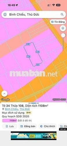 Bán đất 2.891m² Bình Chiểu, TP Thủ Đức, tiềm năng, giá 45 tỷ