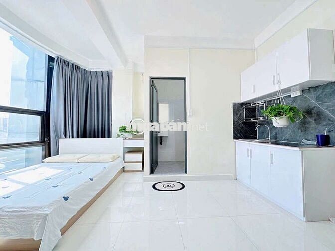 CĂN HỘ STUDIO 40M2 LẦU VIEW ĐẸP FULL NT TÒA NHÀ THANG MÁY 