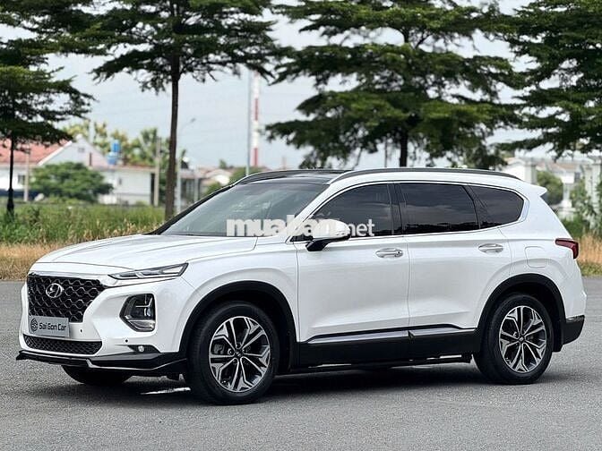 Hyundai SantaFe 2020 Xăng Premium Trắng 37.000km