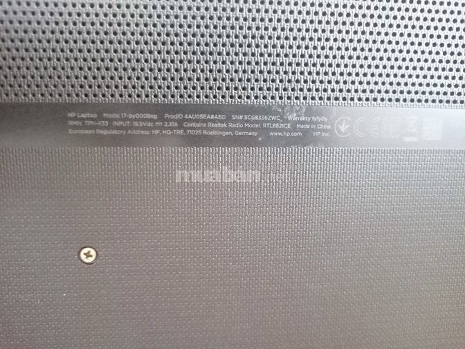 Bán Laptop HP( máy Đức gửi về)_17Inch_Màu đen