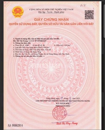 Giá 650tr chốt cứng không thương lượng(dt194m full thổ cư) Rớt nhựa 60
