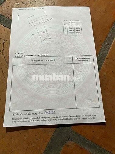 10m mặt tiền đường nhựa nhánh kho đạn