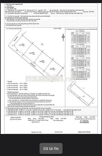 ☎️.Chính chủ :thổ cư (7,55x8m):60,3m2- tại Suôi Hiệp./sổ hồng