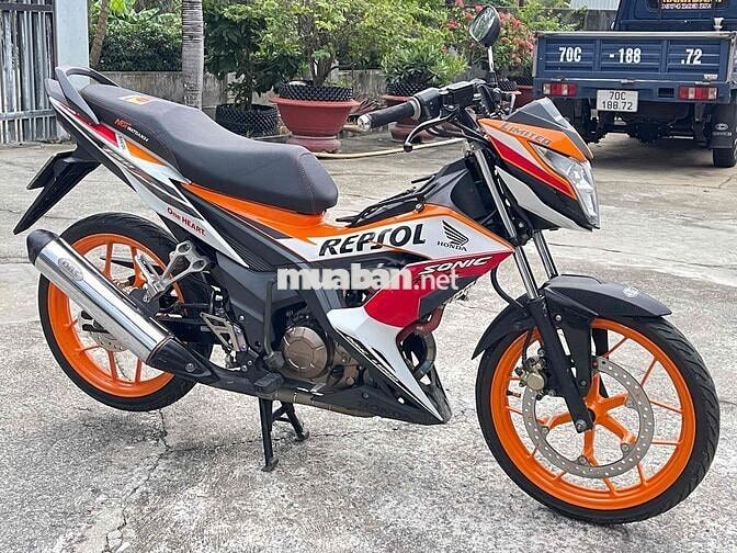 Honda Sonic Repsol Cam, Trắng, Đen Zin