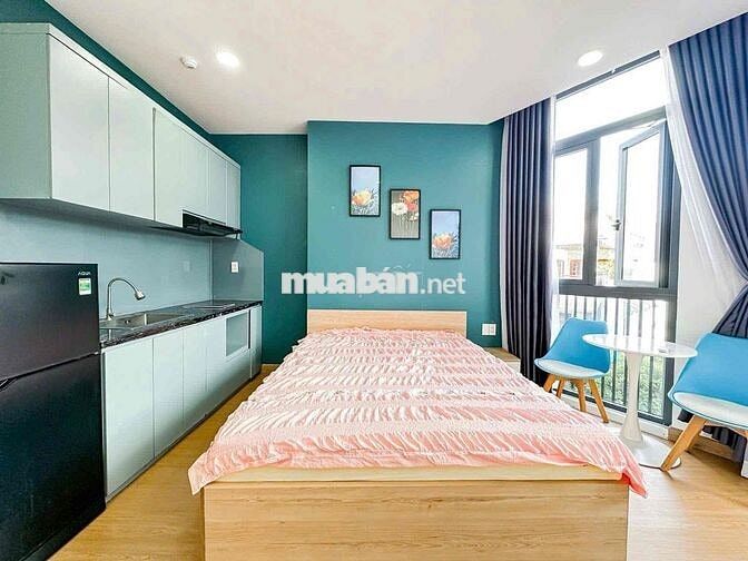 SIÊU PHẨM STUDIO FULL NỘI THẤT, BAN CÔNG SÁT CẦU NGUYỄN VĂN CỪ