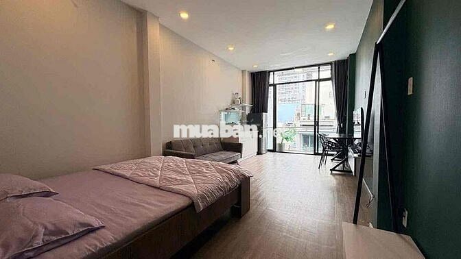 CHO THUÊ CĂN HỘ BAN CÔNG 45m2 GIÁP QUẬN 1. FULL TIỆN NGHI-GIẢM 500k/Th