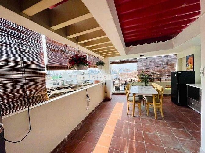Penthouse 45m2 1PN Có Khoảng Sân Rộng Siêu Thoáng Cực Chill Giáp Quận1