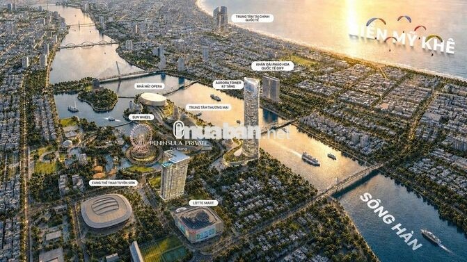 PENINSULA PRIVATE Căn hộ 5* đối diện Đà Nẵng Down Town,Lotte Mart.