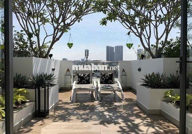 Căn hộ sân vườn 60m2 full nội thất ngay cầu Ông Lãnh - Q1