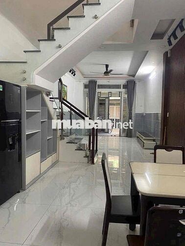 Trệt lầu 4*15; 2pn full nội thất hẻm xe hơi
