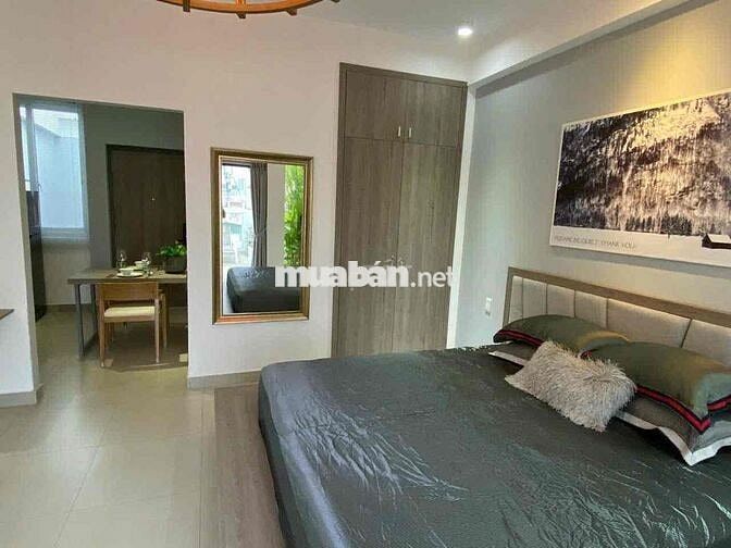 Căn hộ sân vườn 60m2 full nội thất ngay cầu Ông Lãnh - Q1