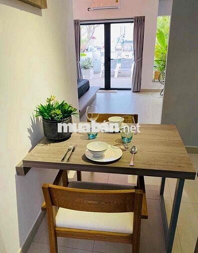 Căn hộ sân vườn 60m2 full nội thất ngay cầu Ông Lãnh - Q1