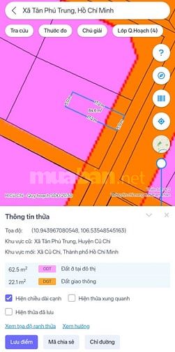 ĐẤT ĐẸP TÂN PHÚ TRUNG, CỦ CHI – CÁCH QUỐC LỘ 22 CHỈ 300M – SỔ HỒNG RIÊ