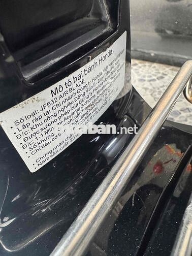 Honda AirBlade 125cc 2018 Đen Nhám Khoá Thông Minh