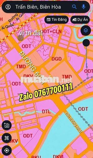 Bán đất ở trung tâm phường Trấn Biên, giao lưu cả đất NN vùng xa