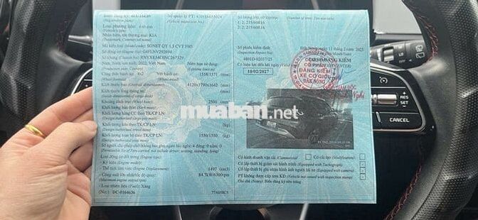 Kia Sonet Premium 2022 Xanh dương 30.000 km