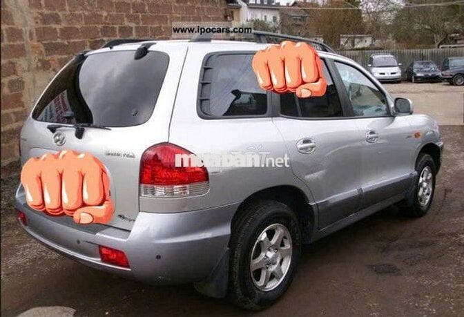 Hyundai Santafe Gold 2004 Bạc Nhập khẩu