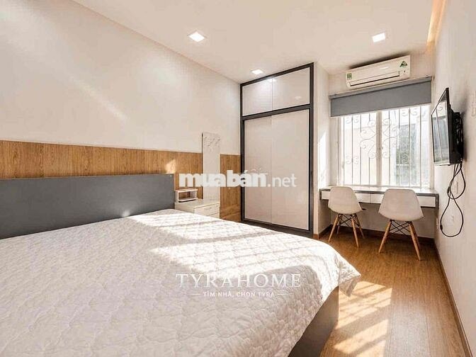 🔥Cho thuê căn hộ Studio - Full nội thất - Cửa sổ trời, Đầy đủ tiện ích