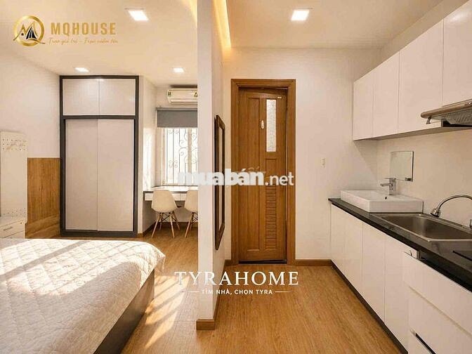 🔥Cho thuê căn hộ Studio - Full nội thất - Cửa sổ trời, Đầy đủ tiện ích