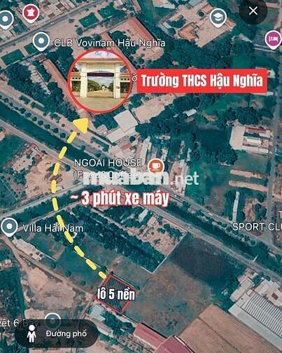 Bán đất nền gần Quốc lộ N2, Hậu Nghĩa, 172,7m², đường ô tô, giá tốt