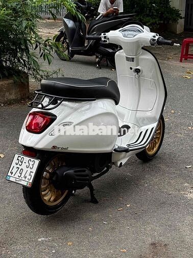 vespa sprin 150cc 2021 trắng đen bstp 9 chủ