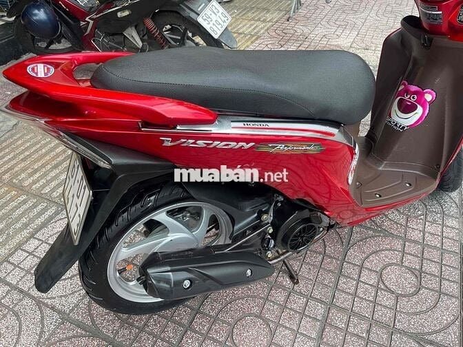 Honda Vision 2025 Cao Cấp màu Đỏ