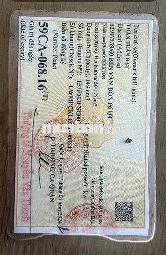 Brixton BX 150R 2017 Bạc
