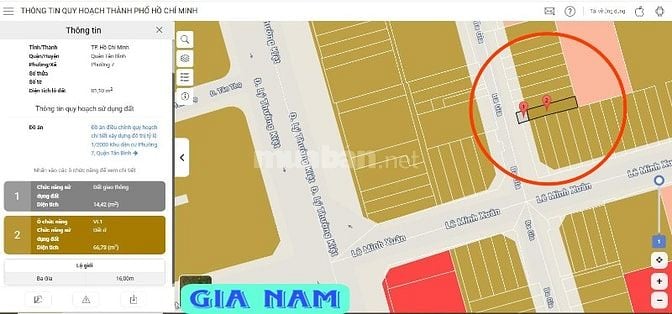 BÁN NHÀ MẶT TIỀN KINH DOANH : ĐƯỜNG BA GIA - P. 7 - Q. TÂN BÌNH -TPHCM