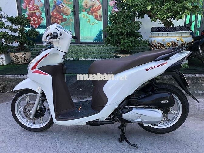 Honda Vision 2019 Smartkey Trắng