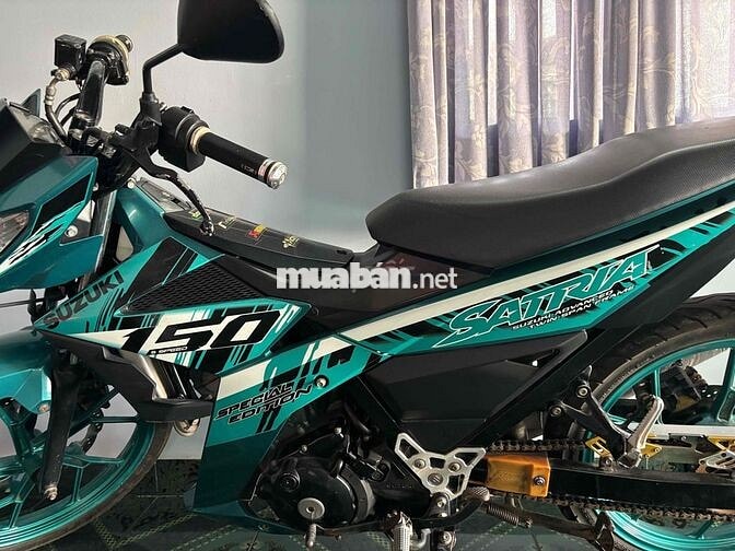 Suzuki Satria F150 Côn tay Xanh ngọc