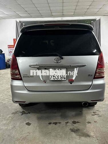 Toyota Innova 2008 J up full G Bạc
