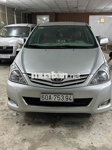 Toyota Innova 2008 J up full G Bạc