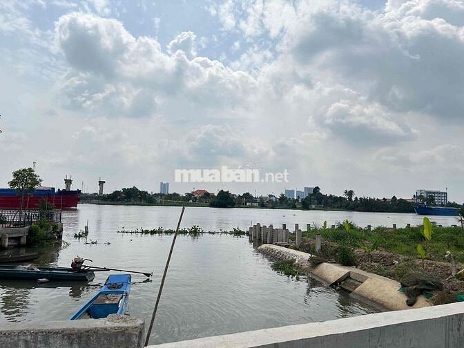 1200m2 Đất Thổ cư Măt Tiền sông Sài Gòn Nhị Bình Hóc Môn