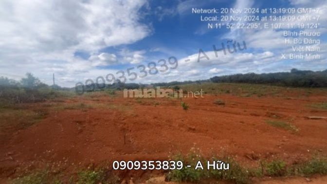 BÁN NHANH đất 1.221m² Bù Đăng Bình Phước – 400m² thổ cư chỉ 1,5 tỷ