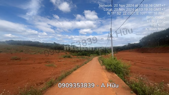 BÁN NHANH đất 1.221m² Bù Đăng Bình Phước – 400m² thổ cư chỉ 1,5 tỷ