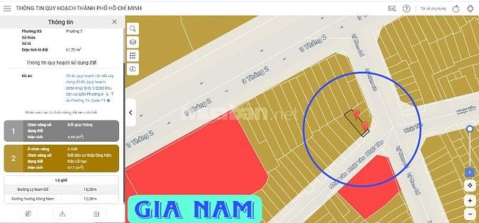 BÁN NHÀ MẶT TIỀN KINH DOANH : ĐƯỜNG NHẬT TẢO - P. 7 - Q. 11 - TPHCM