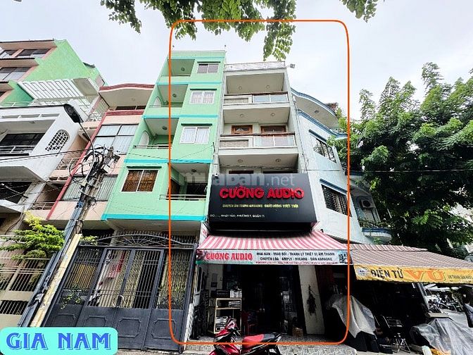 BÁN NHÀ MẶT TIỀN KINH DOANH : ĐƯỜNG NHẬT TẢO - P. 7 - Q. 11 - TPHCM