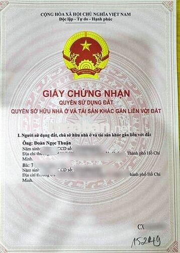 BÁN ĐẤT NỀN THỔ CƯ KDC MỸ HẠNH HOÀNG GIA - SỔ HỒNG RIÊNG CHÍNH CHỦ