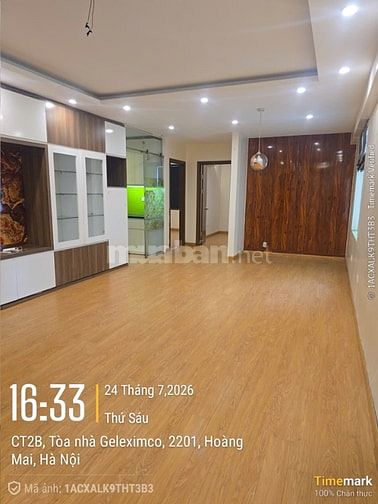 Cho thuê căn hộ 3PN thoáng mát tại CC Gelexia Reverside 885 Tam Trinh