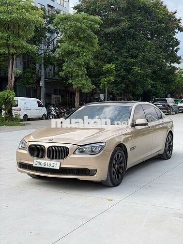 BMW 750Li xDrive F02 2009 Vàng cát Mỹ