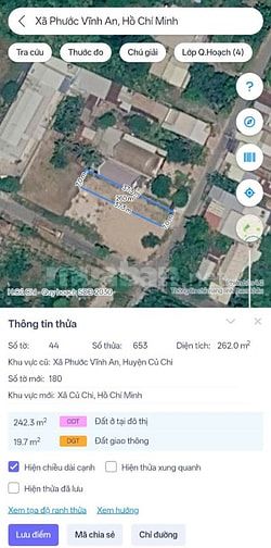 BÁN ĐẤT SỔ HỒNG RIÊNG – PHƯỚC VĨNH AN, CỦ CHI