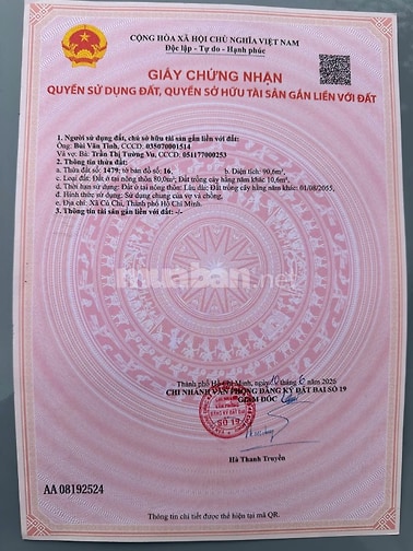 CHỈ 650 TRIỆU – SỔ HỒNG RIÊNG – CÁCH MẶT TIỀN ĐƯỜNG CHỈ 15M